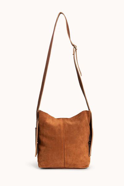 wecre8 Camel Brown Crossbody Bag by WECRE8