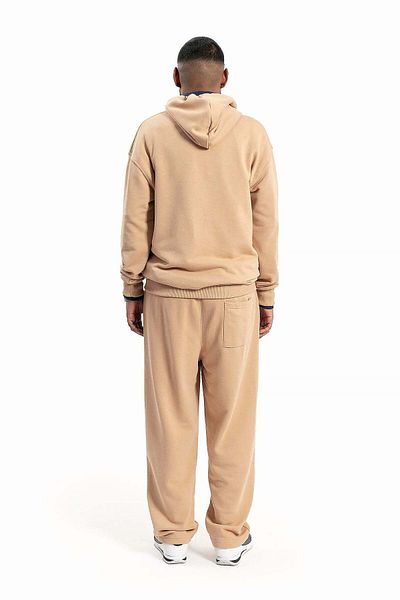 wecre8 Men Camel Hoodie and Pants Set By WECRE8