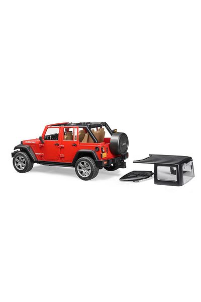 Bruder Jeep Wrangler Rubicon Br02525 Licensed Toy Off-Road Car (with Movable Parts, Ages 3+)