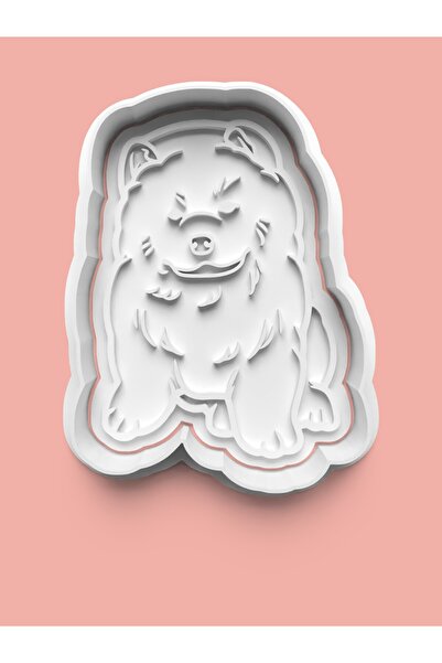 AKTASTORE قالب بسكويت على شكل كلب تشو تشو وقالب عجينة السكر 0323-chow chow