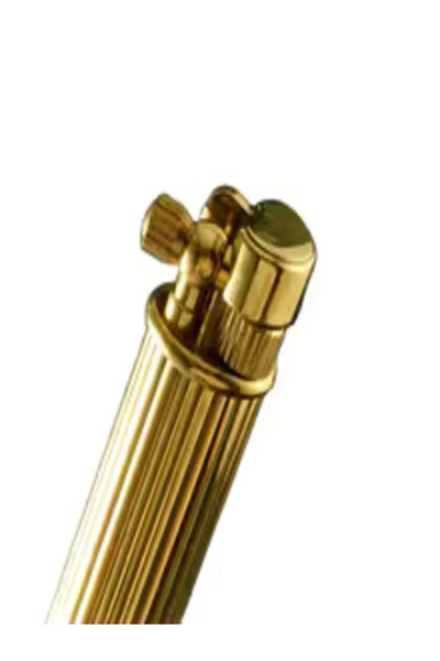 HK GİFT SHOP Uzun silindirik Çakmak içeren pirinçli uzatılmış şekilli gazyağı çakmağı Koleksiyona ideal