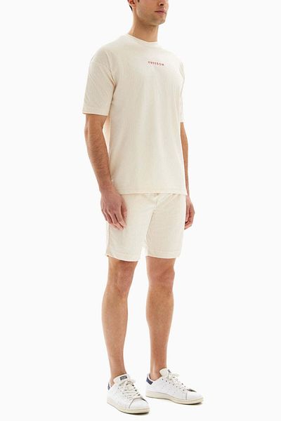 wecre8 Beige "Freedom" Set of T-shirt and Shorts By WECRE8