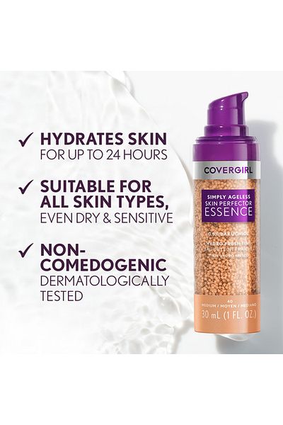 covergirl Simply Ageless Skin Perfector Essence Foundation 60 Tan - 30 ml