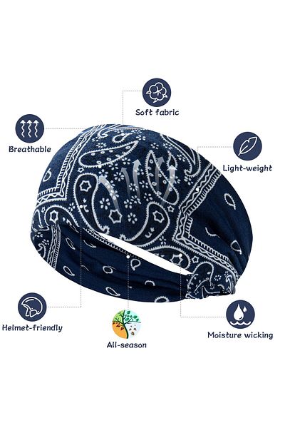 Generic Sweat-wicking sports headband (headband) - perfect for wicking away sweat