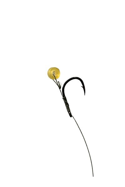 bzstore Set 5 Monturi Method Feeder L 40Gr, Carlig nr 10 cu banda, Forfac 7.5 cm, tija long cast