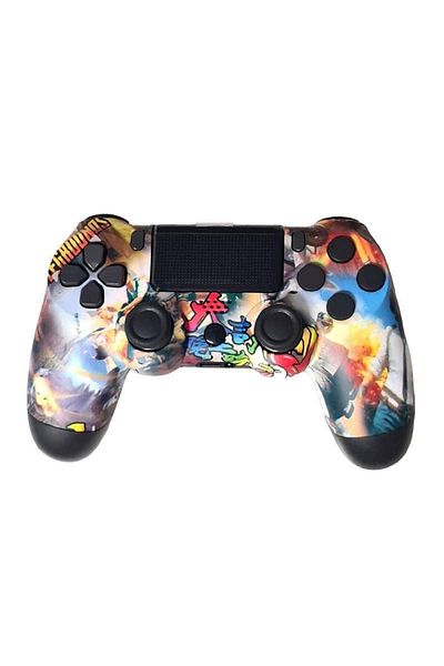 SIKS PS4 compatible controller SIKS wireless, USB charging, Graffiti Drawings, Model 5