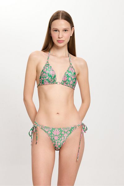 TOOSALTY Women's Multicolor Ethnic Patterned Triangle Bikini Set 25Sw007St