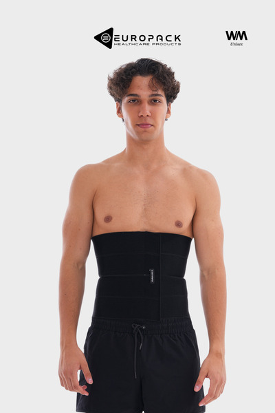 EUROPACK LP-385 4 Panelli Abdominal Binder Kompresyon Korsesi – Ameliyat Sonr...