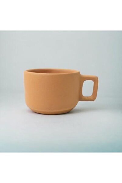 Generic ARK Terrapura Sustainable Earthenware Cup and Saucer Set – 6 Pieces, 120 ml x 6 Pieces