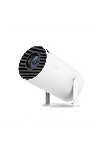 ONSG Portable Projector, Home Theater, Hd 1080, Movies And Games, 60w, 720p Resolution, White