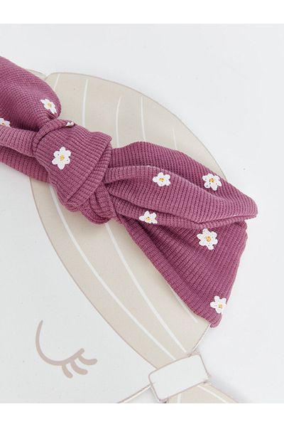 LC Waikiki Lcw Baby Plum Bow Detailed Baby Girl Hair Band Set of 2