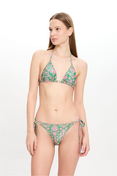 TOOSALTY Women's Multicolor Ethnic Patterned Triangle Bikini Set 25Sw007St