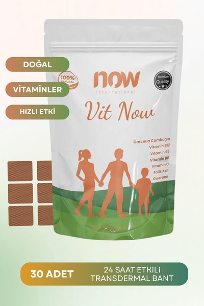 Now International Vit Now Günlük Vitamin Transdermal Bandı – 30 Adet