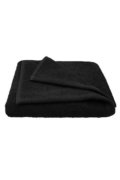Polska Grupa Tekstylna High Quality Cotton Bizet Towel, 500 Gr/Mp, 70 X 140 Cm, Black Color