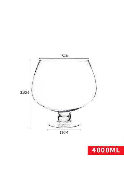 Generic حوض أسماك زجاجي 4000 مل