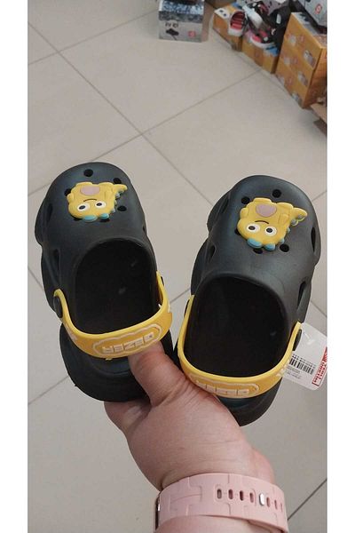 GEZER Black Summer Boy's Non-Slip Eva Sole Slippers