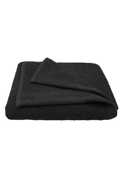 Polska Grupa Tekstylna Dorset Towel Made of High Quality Cotton, 400 Gr/Mp, 70 x 140 Cm, Black Color