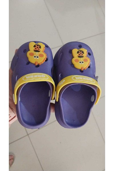GEZER Purple Summer Children's Slippers Non-Slip Sole