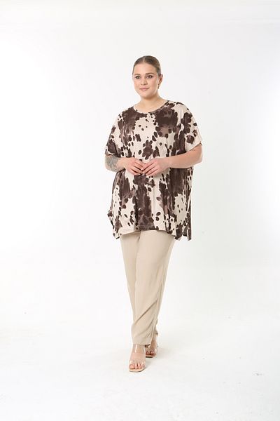 XL Modam Women's Plus Size Tunic Pants Suit