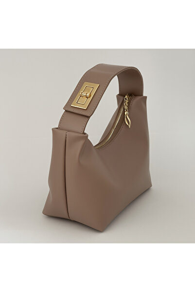 ROYAL LADYS Geantă de mână cu cataramă aurie cu fermoar