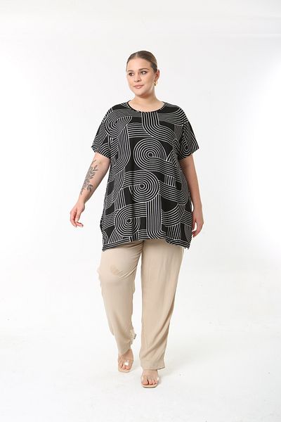 XL Modam Women's Plus Size Tunic Pants Set