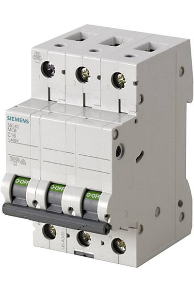 STOREMAX Jvnnastore 16A; 3 Phase; 70mm Vending Machine; Switched Automatic Fuse; 10Ka; C Type; Slow Characterl
