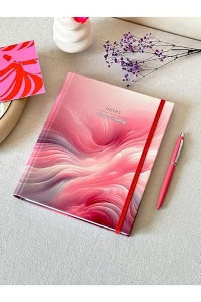 STOREMAX Muartshop Spiral Notebook Hard Cover 192 Pages 96 Sheets 17X24 cm 90Gr. Striped 871301