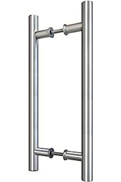 Generic Push Pull Door Handle Stainless Steel, Double Sided H Shape Sliding Door Handle.