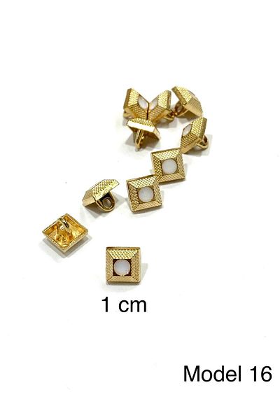 karantuhafiye Blouse Button / Metal Blouse Button / 10 Pieces / Model 16