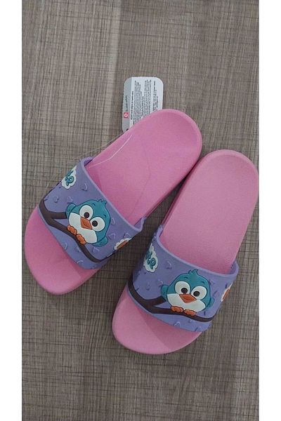 GEZER Bird Patterned Children's Slippers