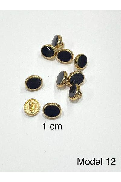 karantuhafiye Blouse Button / Metal Blouse Button / 10 Pieces / Model 12