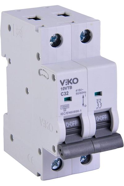 STOREMAX Jvnnastore Automatic Fuse 10Ka C Type 2 Pole 32A Trendyfr 646268