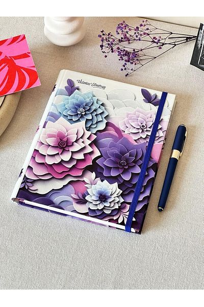 STOREMAX Muartshop Spiral Notebook Hard Cover 192 Pages 96 Sheets 17X24 cm 90Gr. Striped 871301