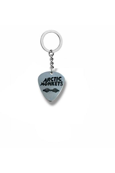 Herşey Nota Arctic Monkeys Alternative Rock Band Pen-Shaped Double-Sided Rock Sign Metal Keychain