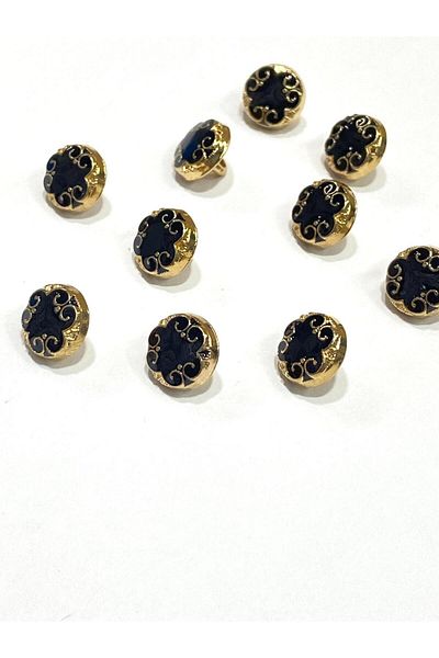 karantuhafiye Blouse Button / Metal Blouse Button / 10 Pieces / Model 9