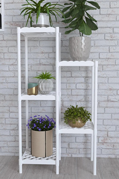 Mgr Office Mimoza Çok Amaçlı Moblen Saksılık Çiçeklik Rafı Saksı Çiçek Standı...