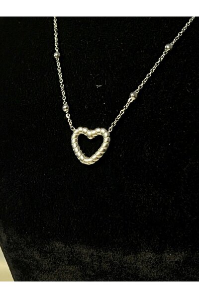 CEY ACCESSORY قلادة على شكل قلب بسيطة من دوريكا