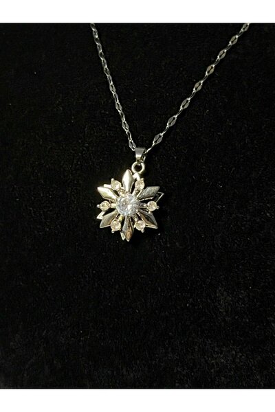 CEY ACCESSORY UCU قلادة على شكل زهرة دوارة