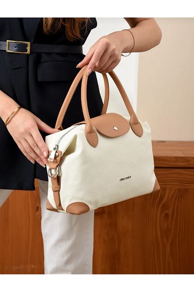 eflanmoda Just Polo Adjustable Long Strap Women's Hand and Shoulder Bag
