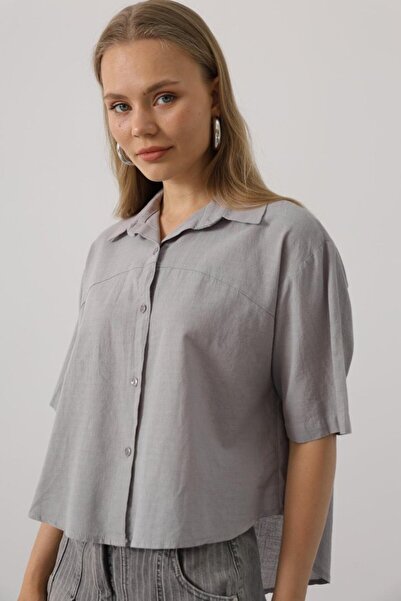 DEAG Nova Epoxy Art Half Sleeve Shirt - Gray