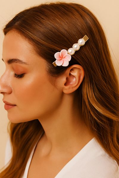 cityvision Agrafă de păr cu perle cu fundal de culoare aurie – design elegant și elegant