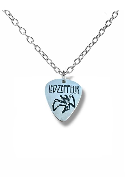 Herşey Nota قلادة معدنية للجنسين على شكل قلم رصاص من فرقة نيرفانا جرانج روك