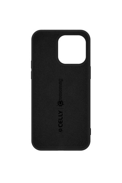 Celly Husa de protectie Celly CROMO Soft Touch pentru iPhone 15 PRO Max, Negru