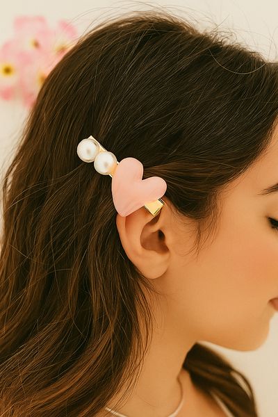 cityvision Agrafă de păr cu perle cu fundal de culoare aurie – design elegant și elegant