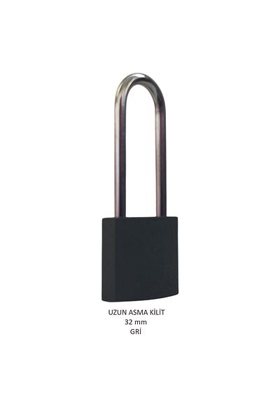 Adilon Asma Lock 32mm Long Hook Gray