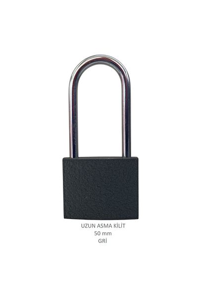 Adilon Asma Lock 50mm Long Hook Gray
