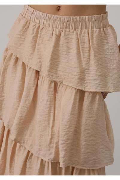 Generic Brand Layered Cut Long Skirt