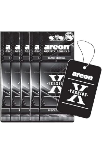 Areon - air freshener X Version Black Crystal - (Pack of 5)