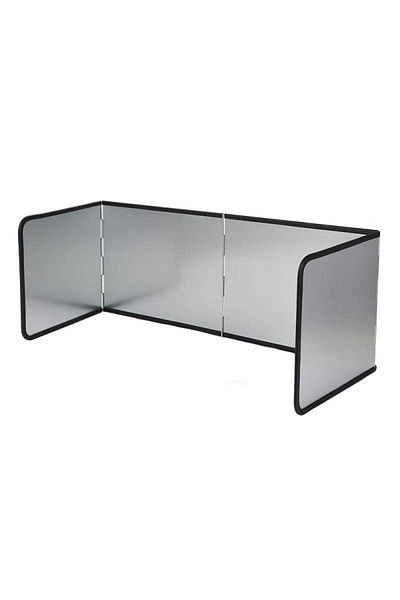 SIKS Placă de protecție anti-opărire pentru aragaz XL, pliabilă, panou cu 4 elemente, 135 x 31 cm