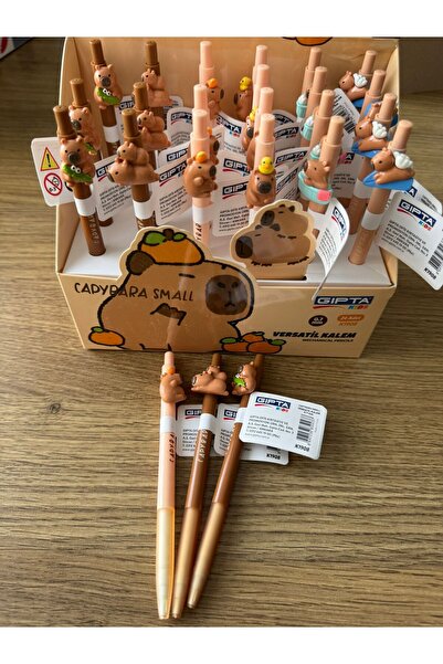 Gıpta Capybara small Versatil Uçlu Kalem 3 Adet (bez Çanta Hediyeli ) m44